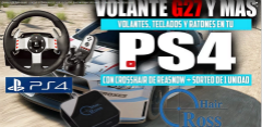 GRAN TURISMO SPORT | JUGAR A PS4 CON G27, G25, TECLADO, RATON Y MAS VOLANTES CON REASNOW CROSSHAIR
